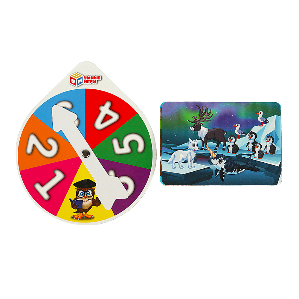 картинка Настольная игра Умные игры 9403 Животные мира, викторина 32 карточки с вопросами 