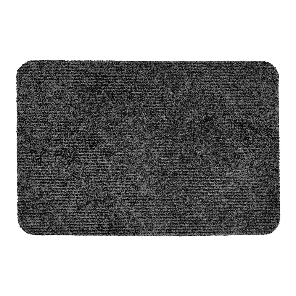 картинка Коврик дверной Комфорт 10932 Амстердам, влаговпитывающий, 40*60 см, полиэстер, основа: ПВХ, черный 