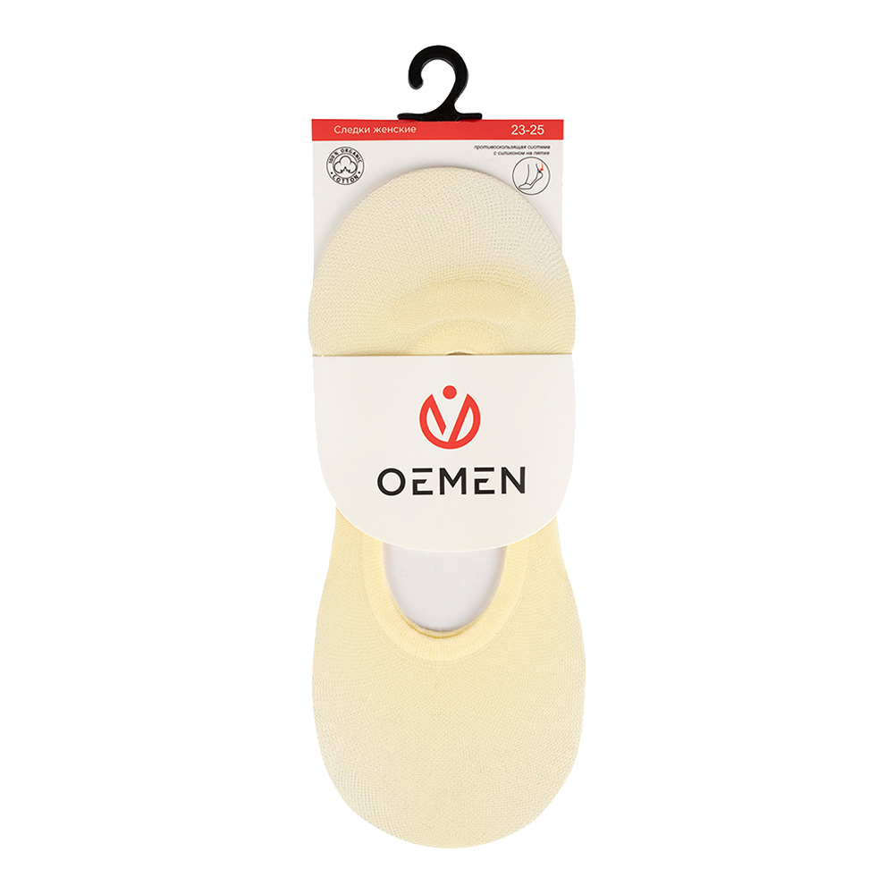 Подследники капроновые Oemen KP006 полиамидные, размер 23-25, светло-желтый