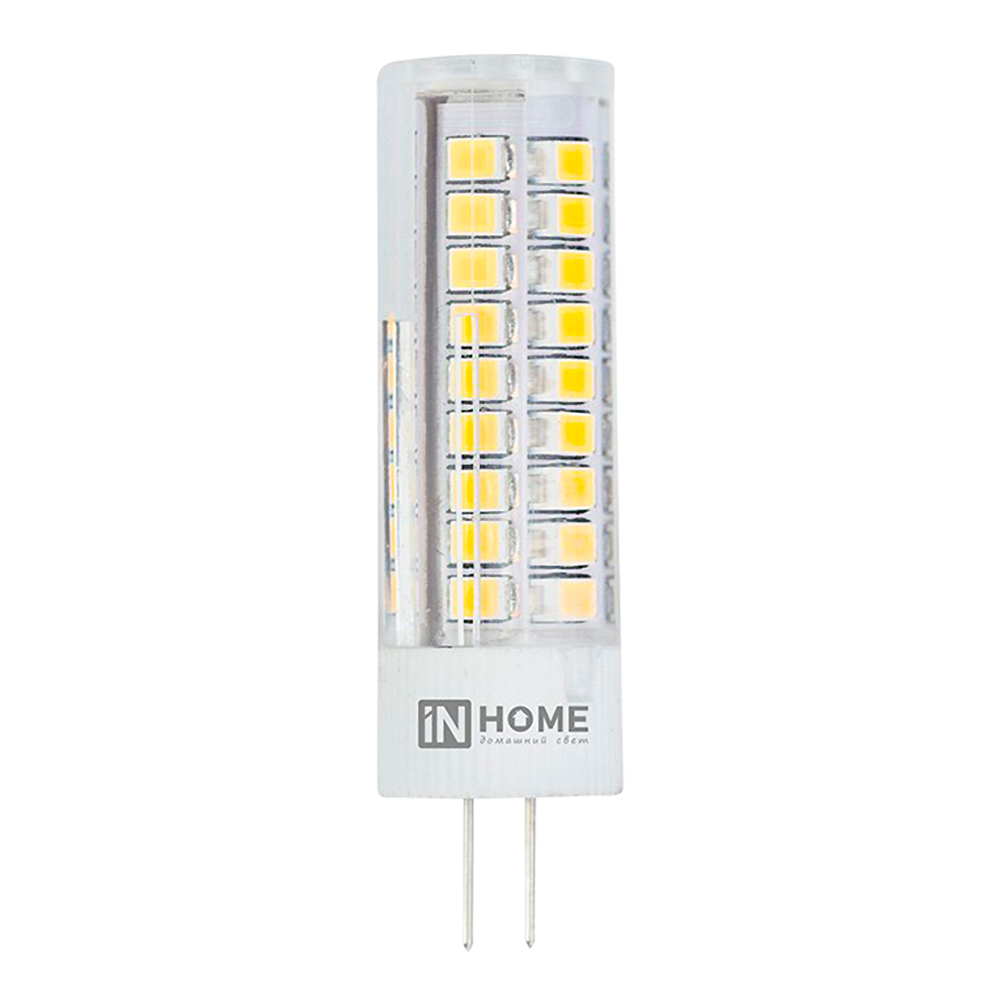 картинка Лампа светодиодная IN HOME LED-JC 5Вт 12В G4 4000К 480Лм, белый свет 