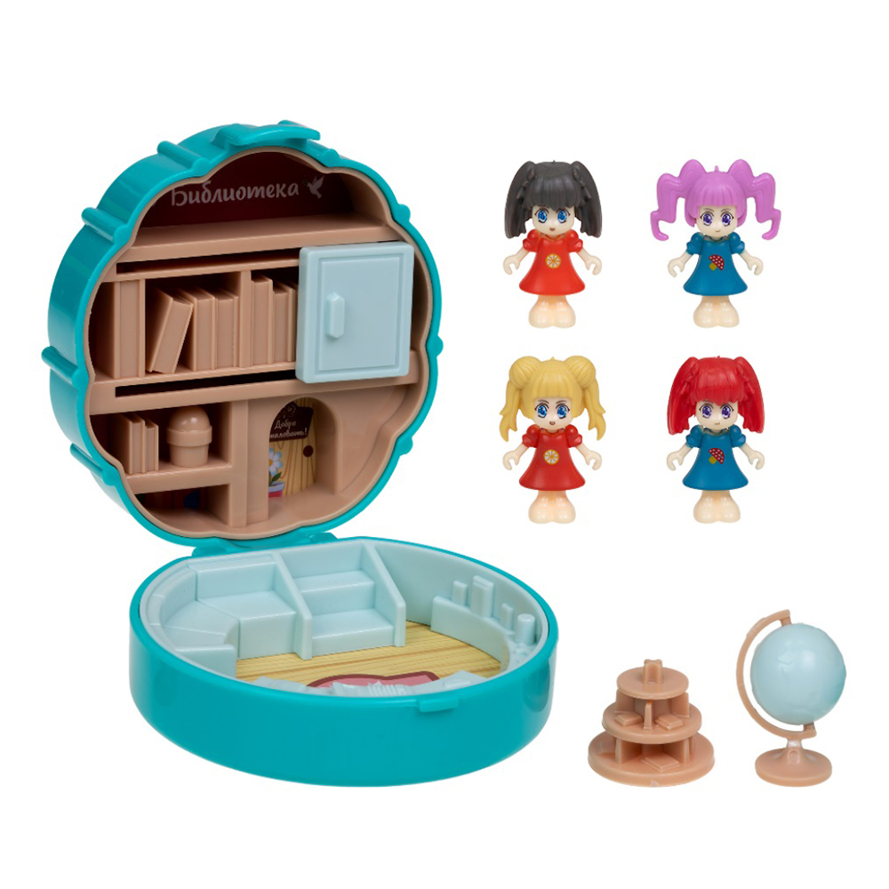 картинка Игрушка Т23893 Каникулы,мини комнатка в шкатулке 7*9*8,5см, в ассортименте 