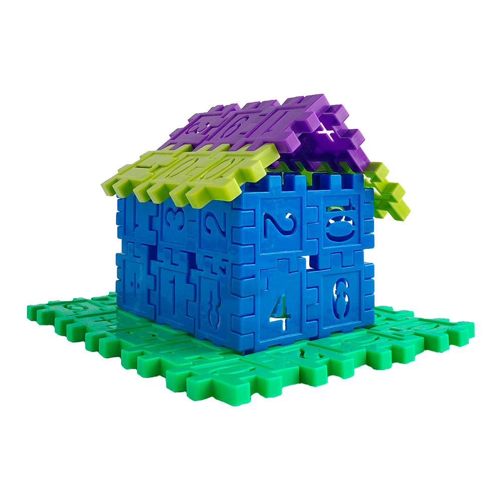 картинка Конструктор М021 Тимошка Тайл-блокс, пластик, 50 деталей 