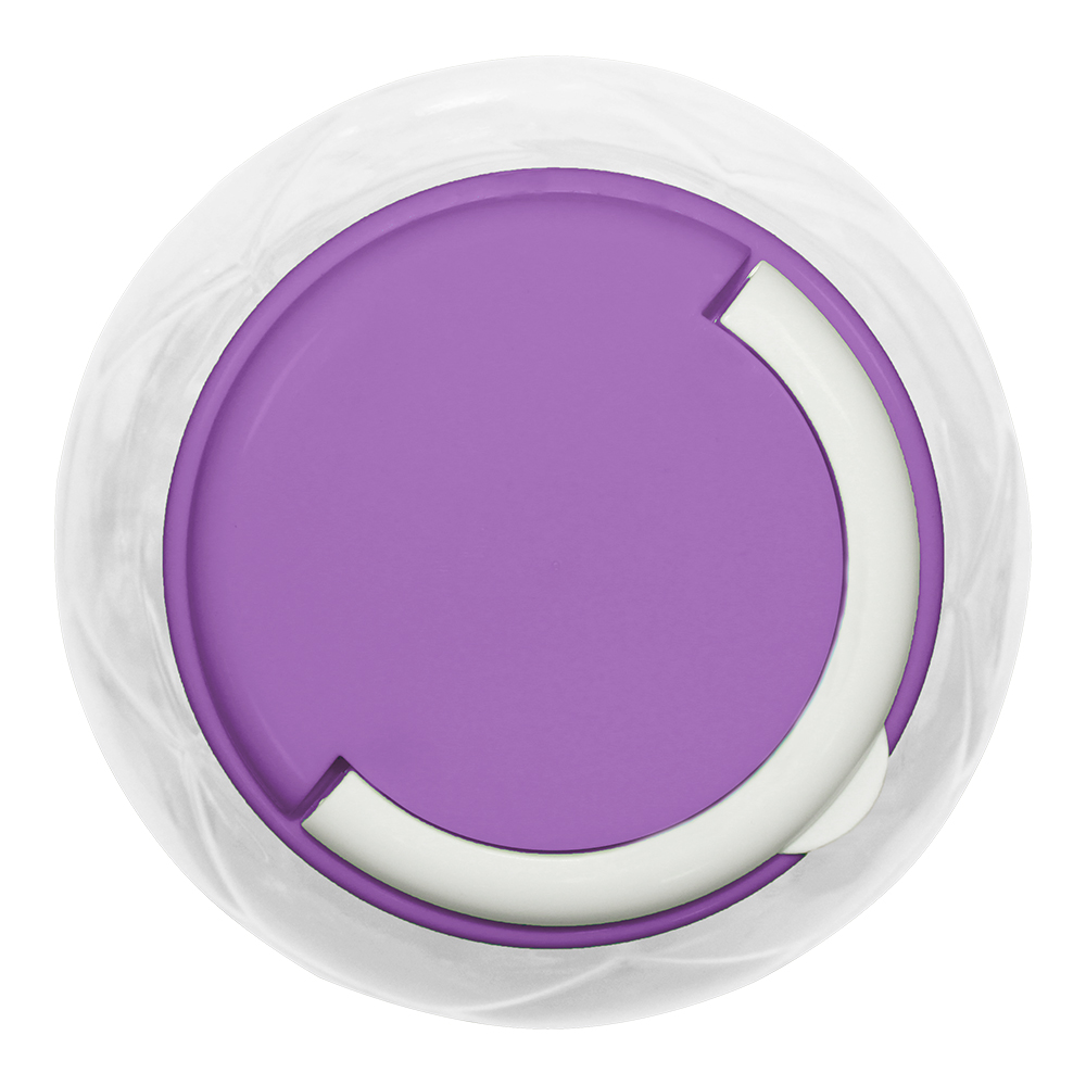 картинка Банка для сыпучих продуктов E-268, пластик, фиолетовый, 2,5 л 