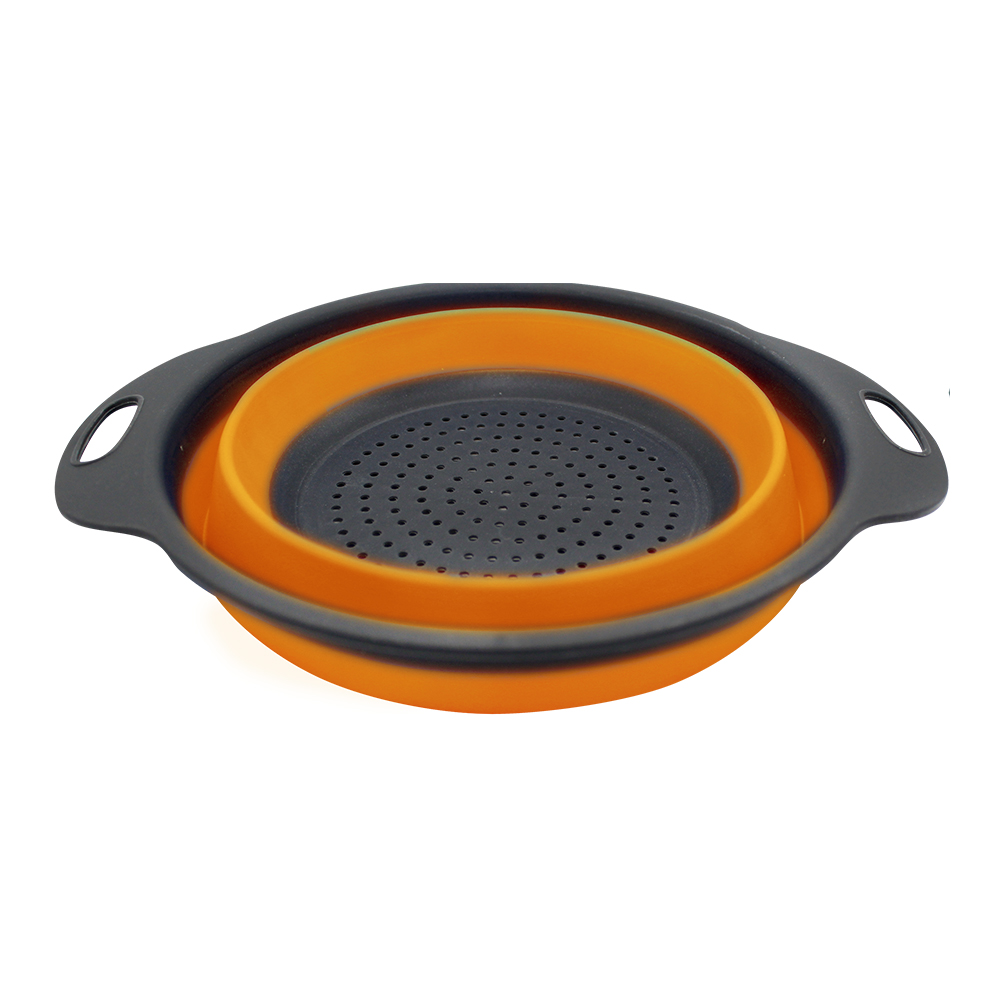 картинка Дуршлаг KAS-02 диаметр 19 см, силикон, цвет в ассортименте 