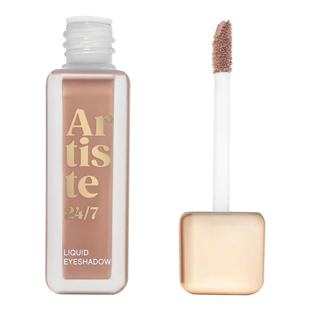 картинка Тени для век Vivienne Sabo Artiste жидкие, стойкие, матовые, холодный коричневый, 08 