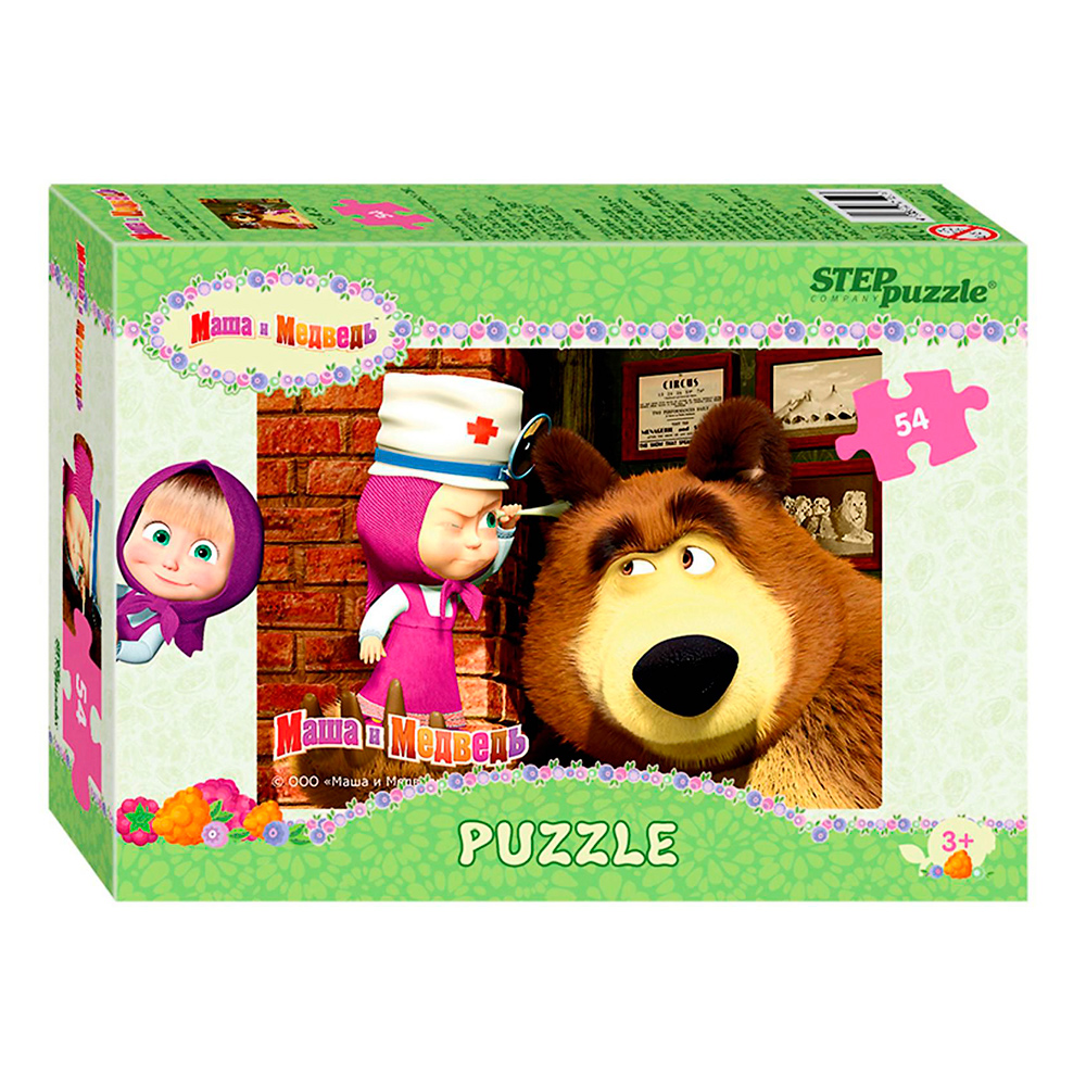 картинка Пазл 780358 Маша и Медведь, 54 элементов 