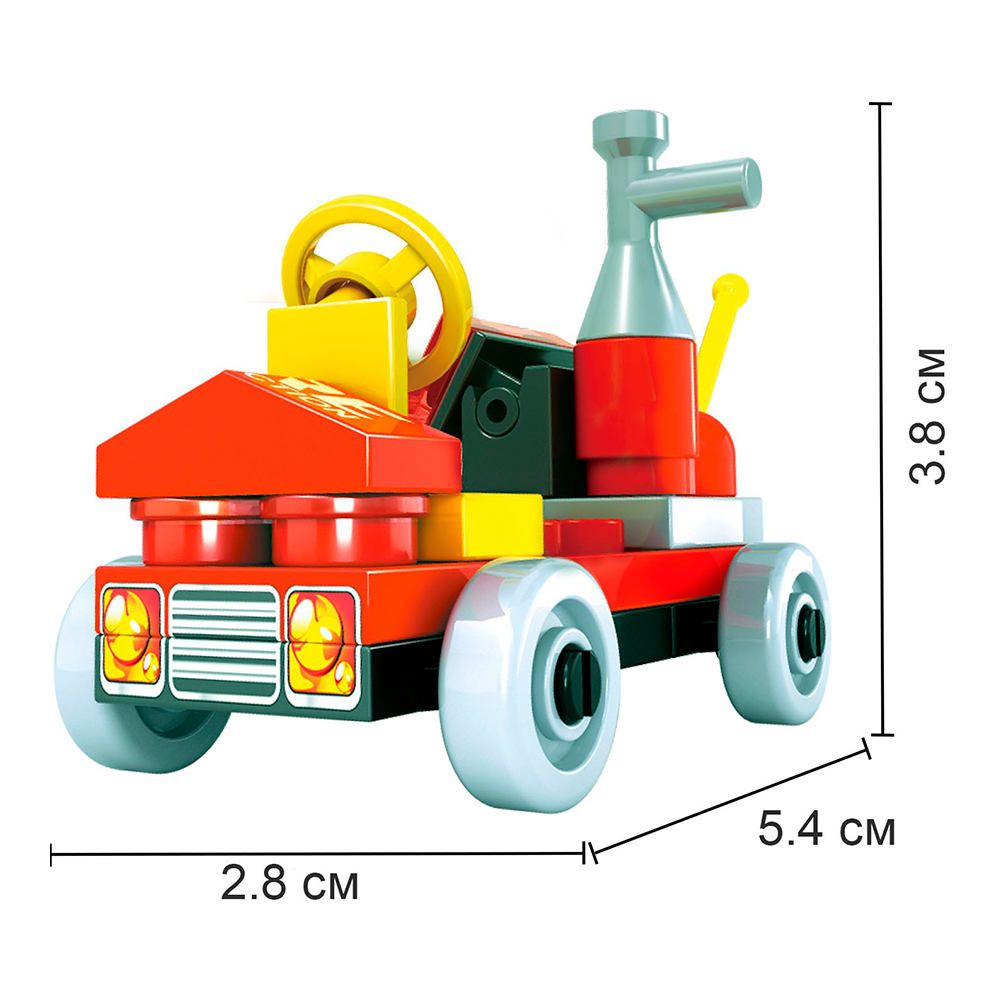 картинка Конструктор KEYIXING 460595 Пожарная бригада, 31 деталь 