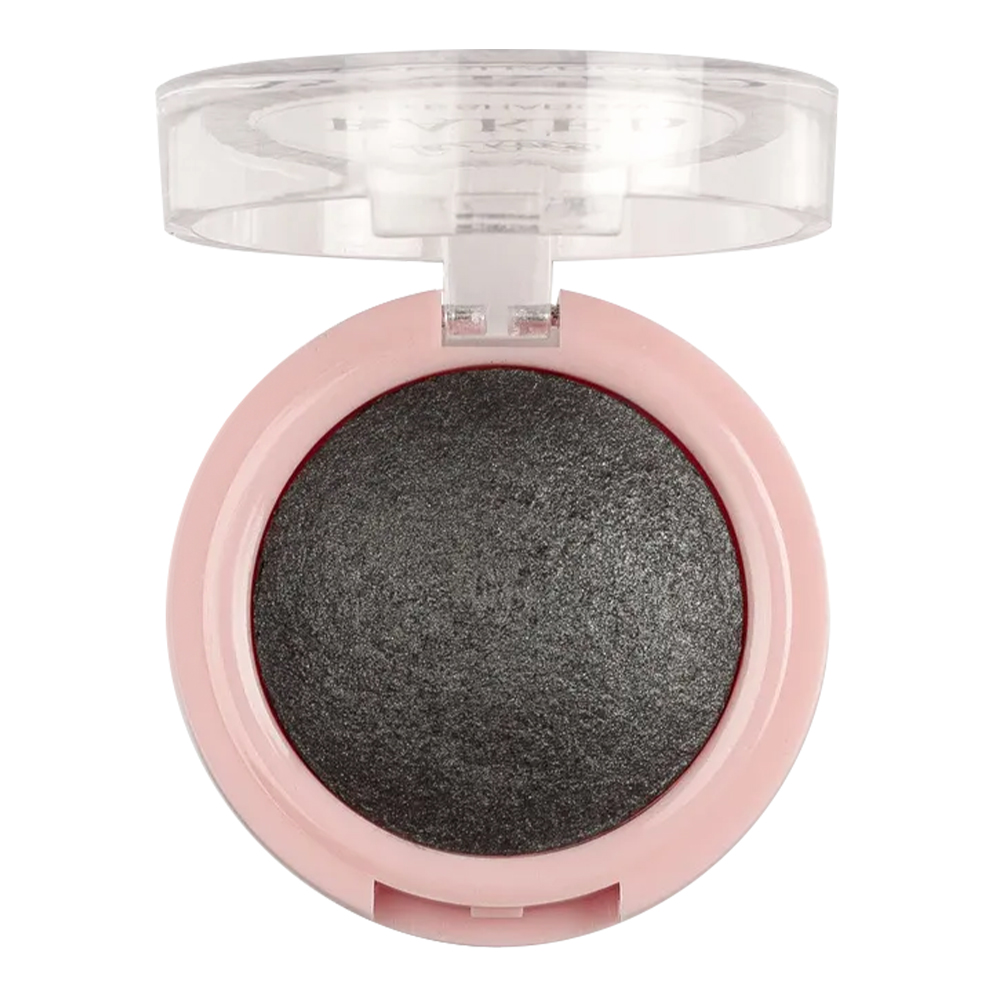 картинка Тени для век LaRosa Baked LE 1112-10, перламутровые запеченные, одинарные, мерцающий черный 