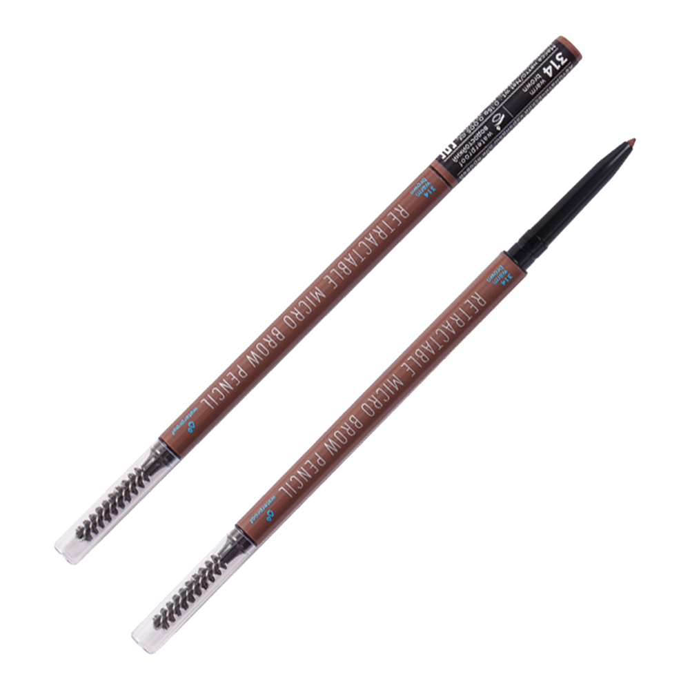 картинка Карандаш для бровей Parisa автоматический, теплый-коричневый, тон 314 