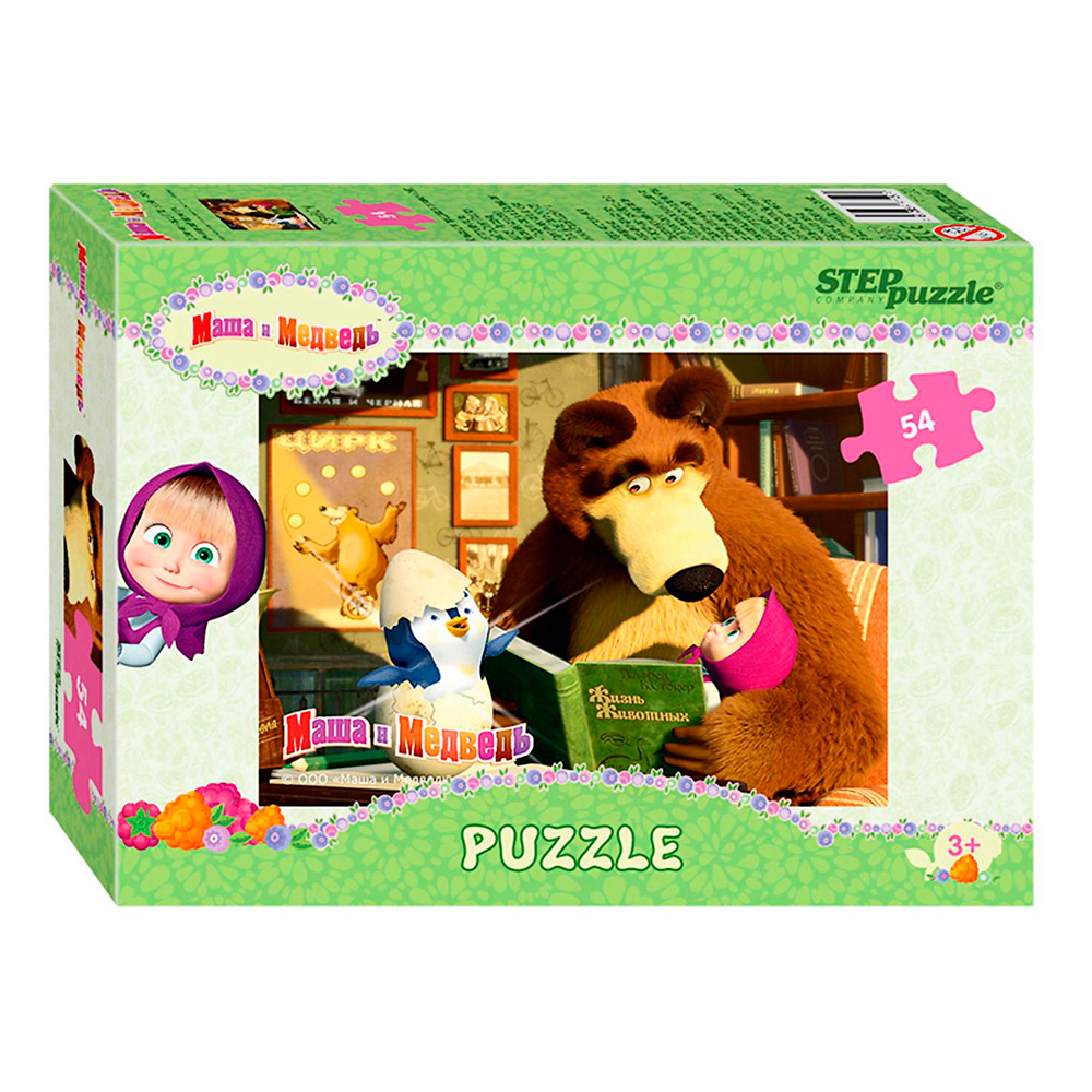 картинка Пазл 780358 Маша и Медведь, 54 элементов 