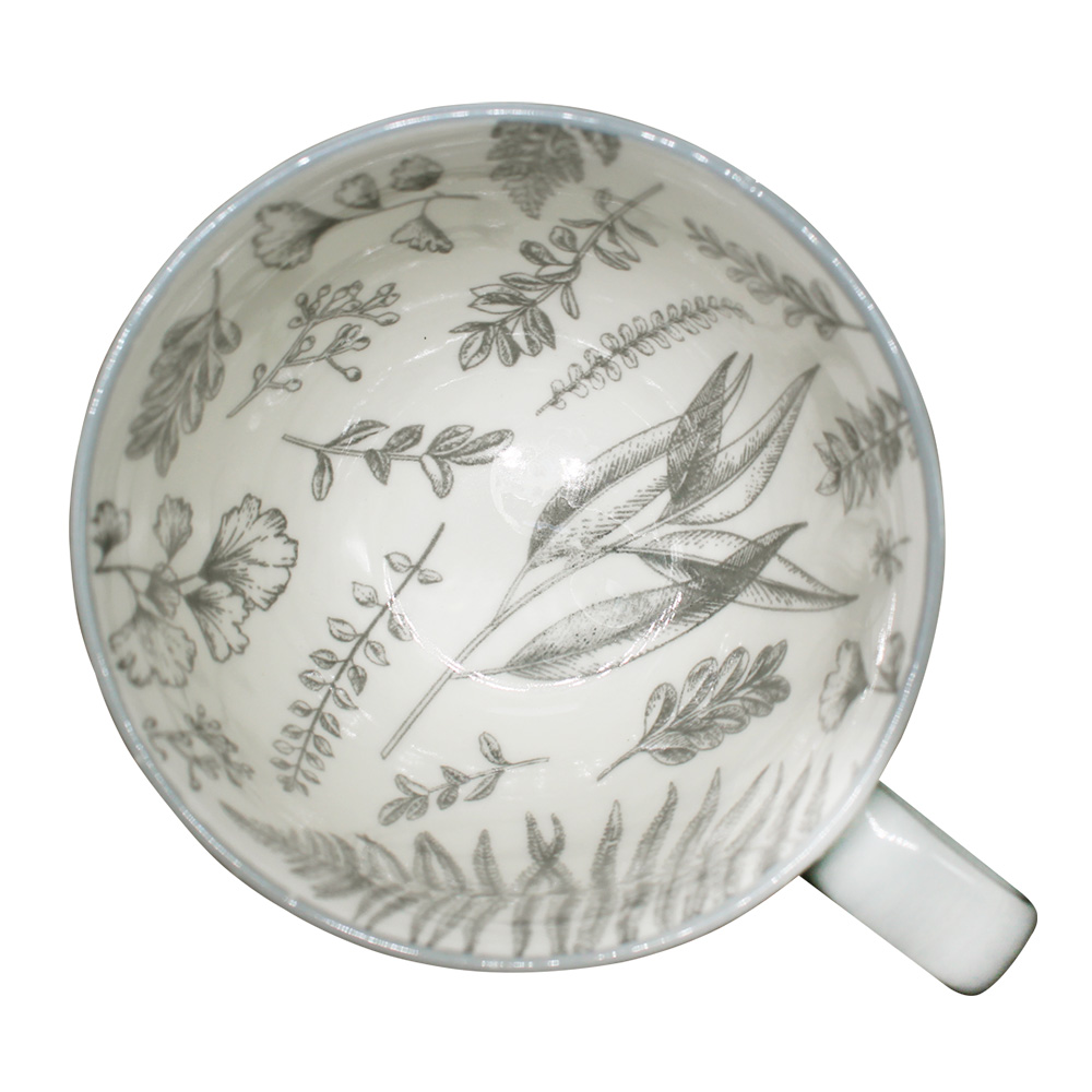 Кружка керамическая KKR-225-1 узор, в ассортименте, 380 мл