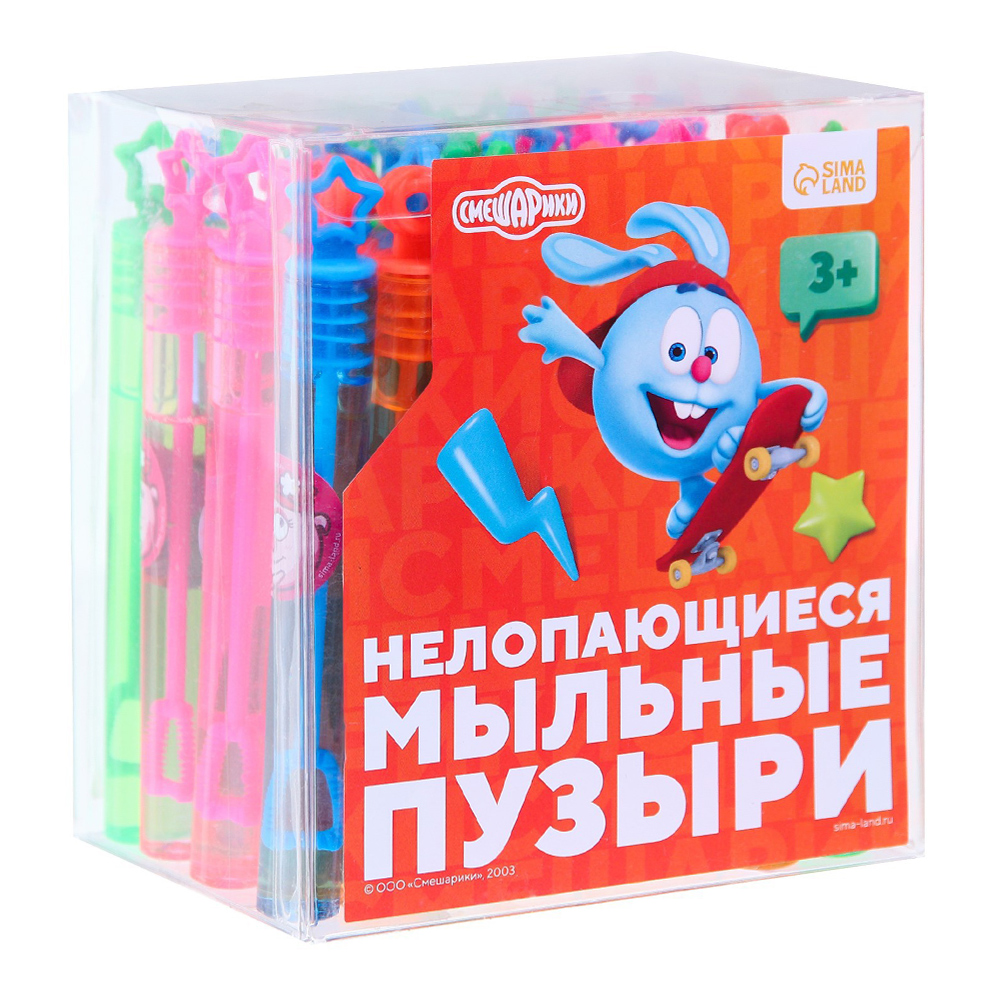 картинка Мыльные пузыри 7603426 нелопающиеся,Смешарики, в ассортименте 