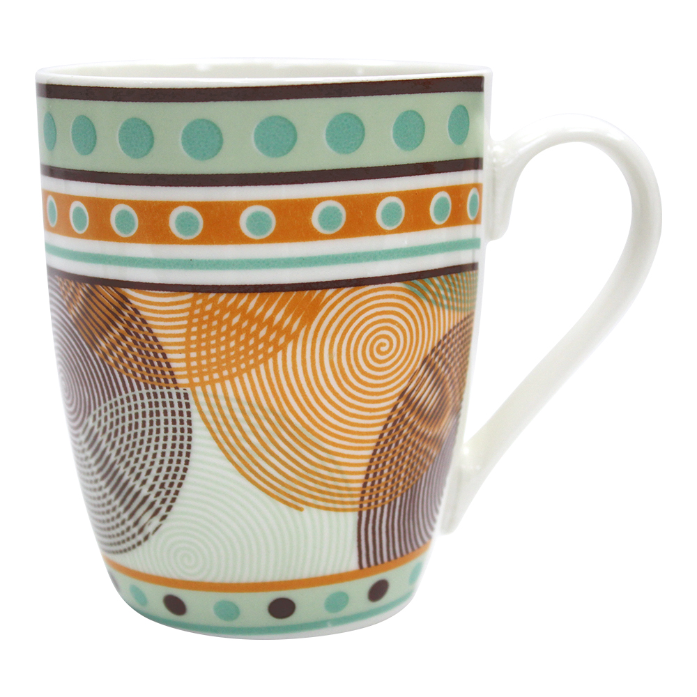 Кружка KKR-92 8 дизайна, керамика, 360 мл