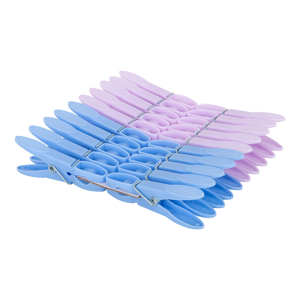 Прищепка пластик 700515, в ассортименте, 20 шт