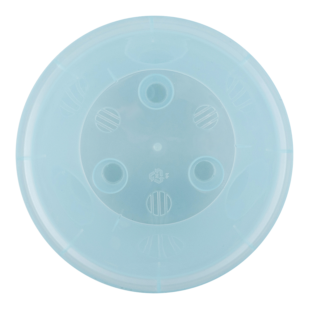 картинка Кашпо ING1558ГЛПЕРЛ Фиджи Орхид 160 мм, пластик, голубой перламутровый, 1,6 л 