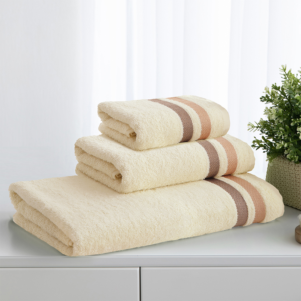 Полотенце махровое Самойловский Текстиль Исландия 761432 400г/м2 50*90 см, ванильный