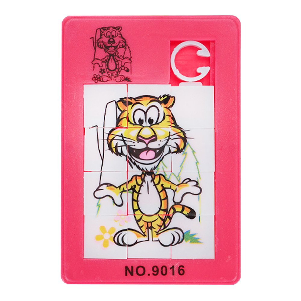 картинка Головоломка Y1481087 Пятнашки, 8,2*5,5*0,4см, 12 элементов 