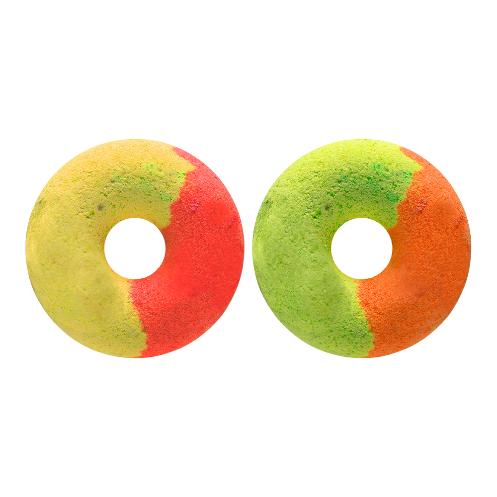 картинка Соль для ванн Лаборатория Катрин 18105 Пончики, Summer DOnut's, шипучая, 2*130г, 260 г 