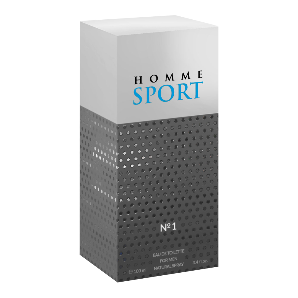 Туалетная вода Homme Sport №1 аромат цитрусовый, мужская, 100 мл
