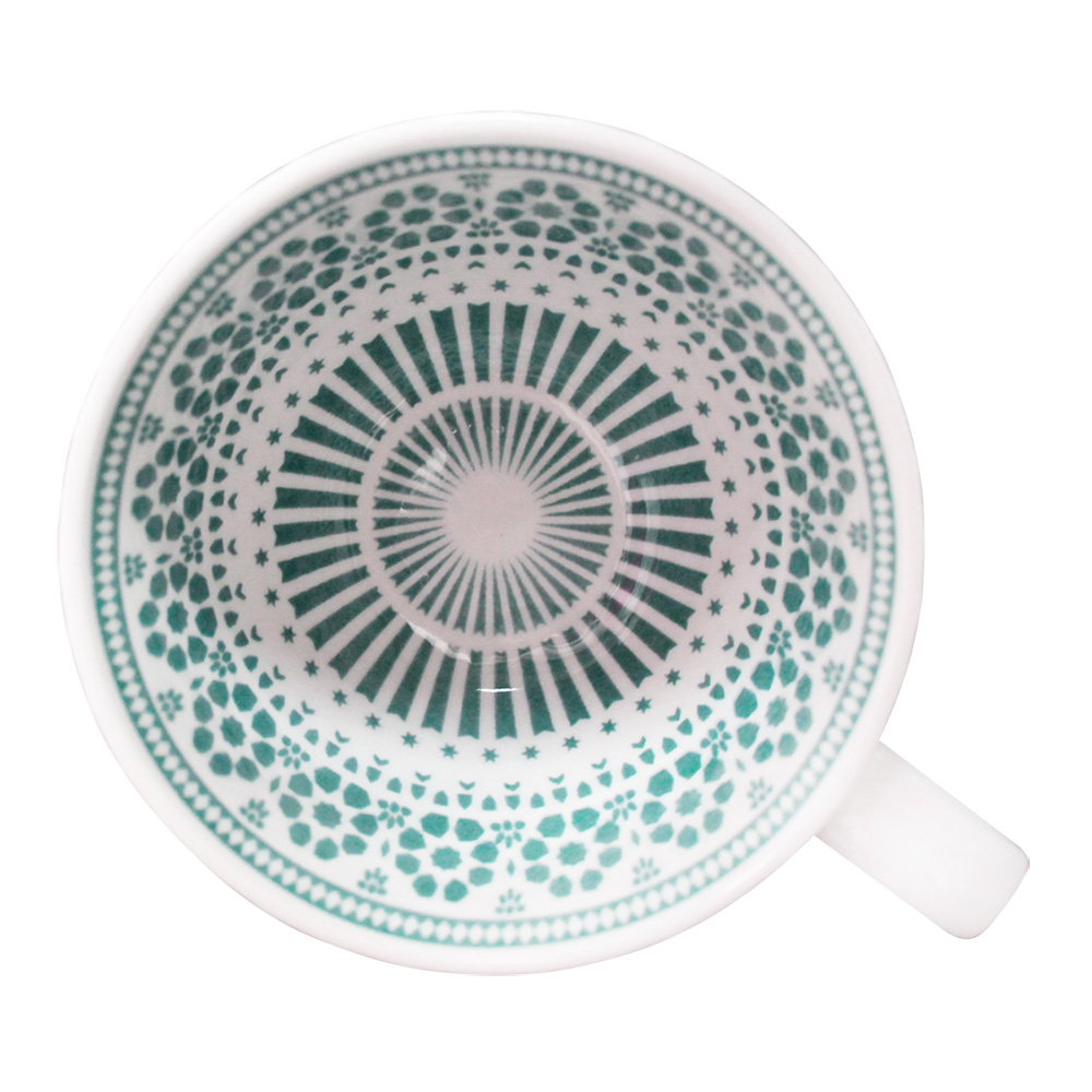 Кружка керамическая KKR-225-1 узор, в ассортименте, 380 мл