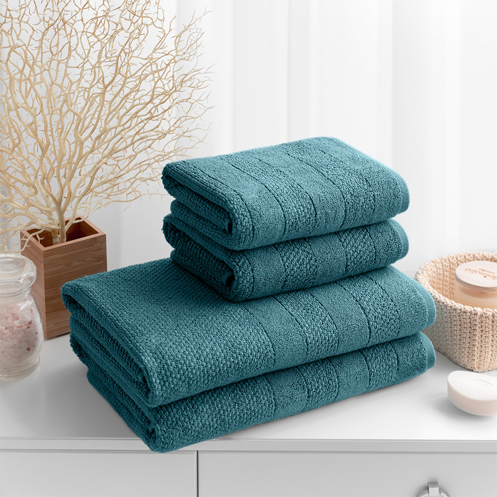 Полотенце махровое Verossa Milano 740153 500 г/м2 70*140 см, Темно-бирюзовый