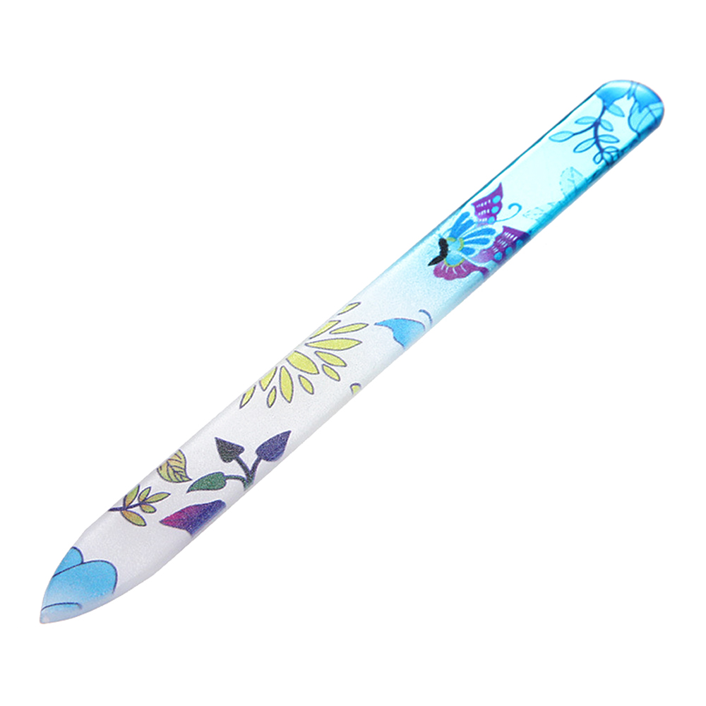 картинка Пилочка маникюрная Ultramarine 480-696 стеклянная, 14 см 