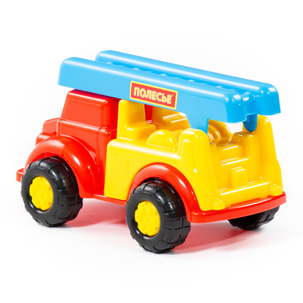 картинка Машина 4724 Полесье пожарная, Антошка 3+, 16,5x8,5x8,5 см, пластмасса 