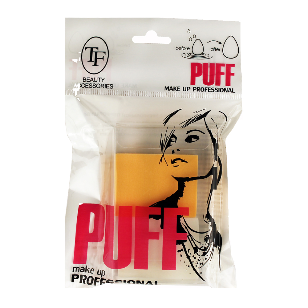 картинка Спонж Triumf CTT39 для нанесения косметических средств,треугольный, 4 шт 