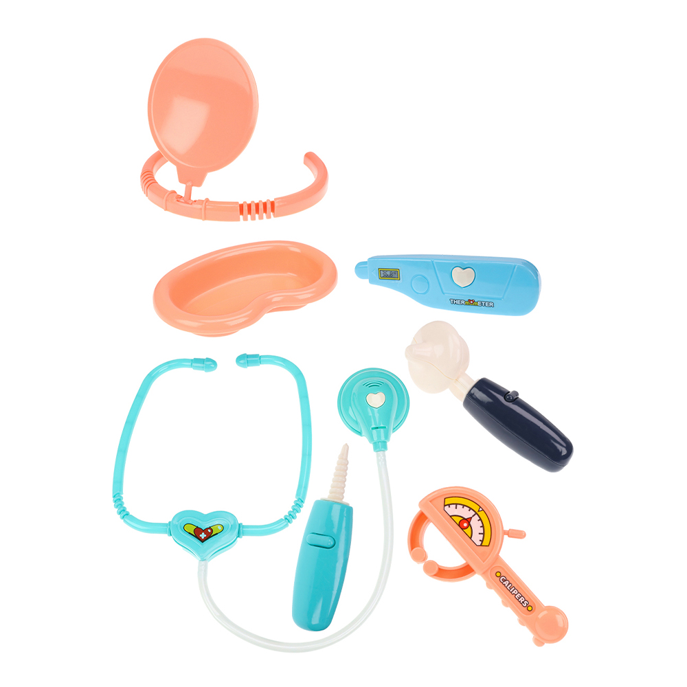 картинка Игровой набор 2129245 Любимый доктор-3 ( 7 предметов), пластик, в ассортименте 