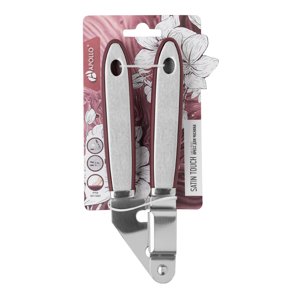 картинка Чеснокодавка Apollo STT-010 Satin Touch, нержавеющая сталь 