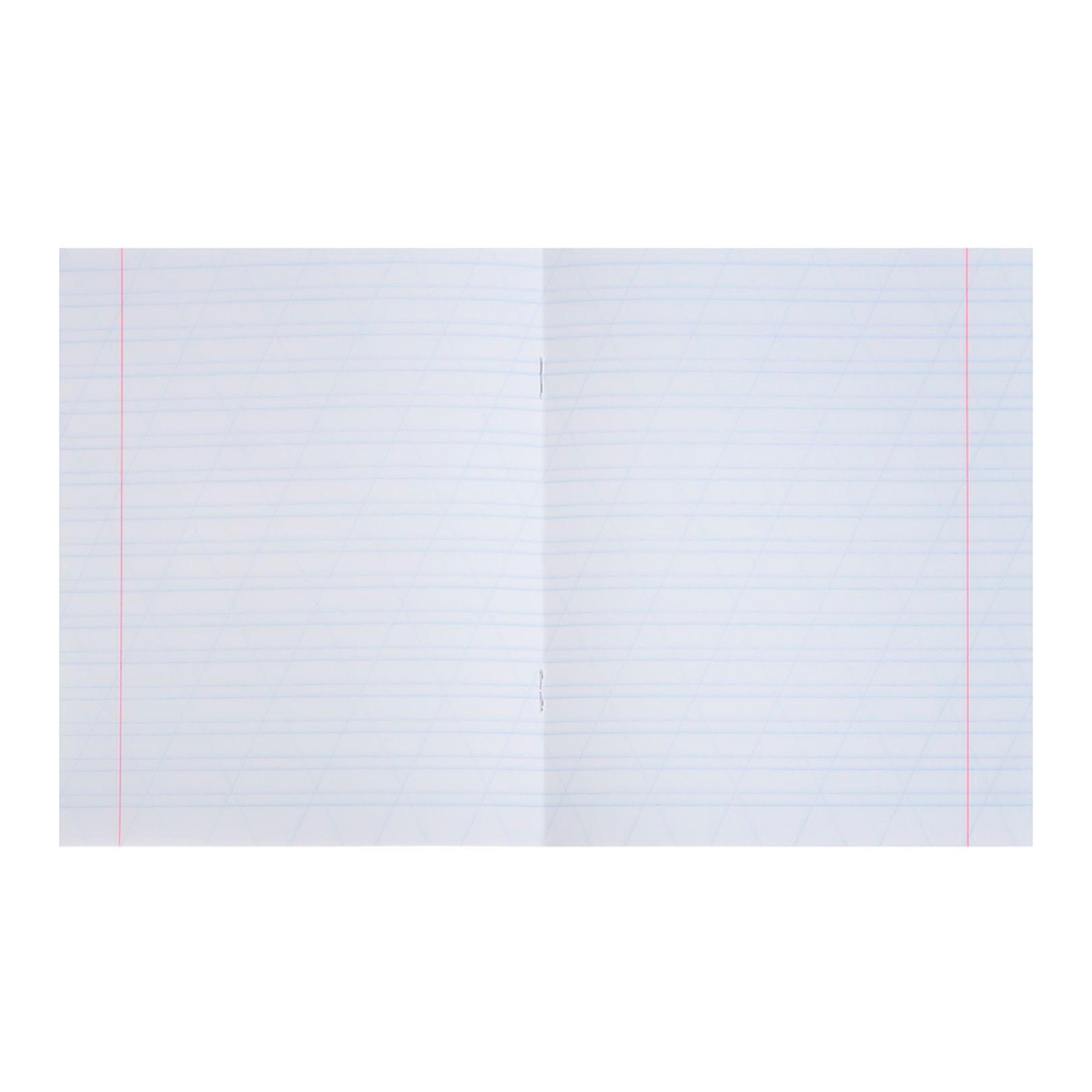 Тетрадь 18 листов, в линейку, Зелёная обложка