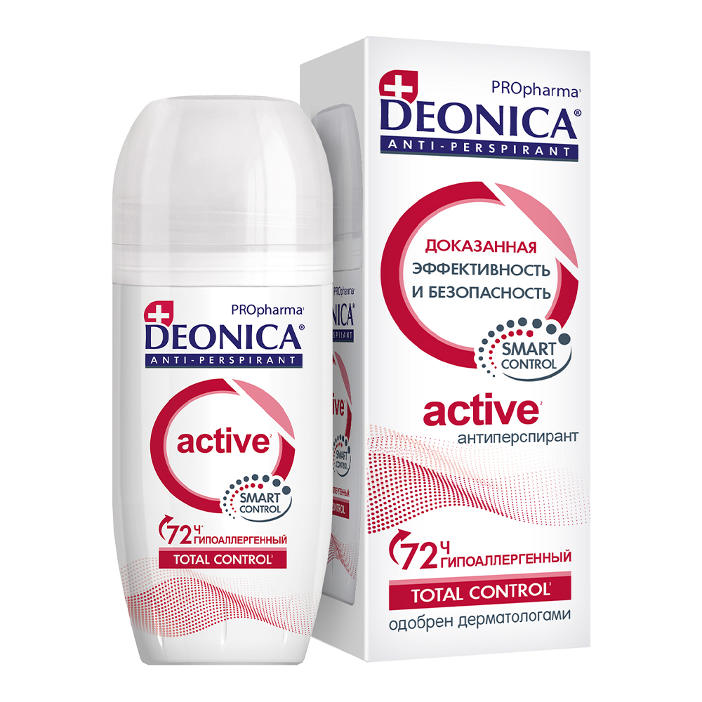 картинка Дезодорант женский Deonica PROpharma Active, ролик, 50 мл 