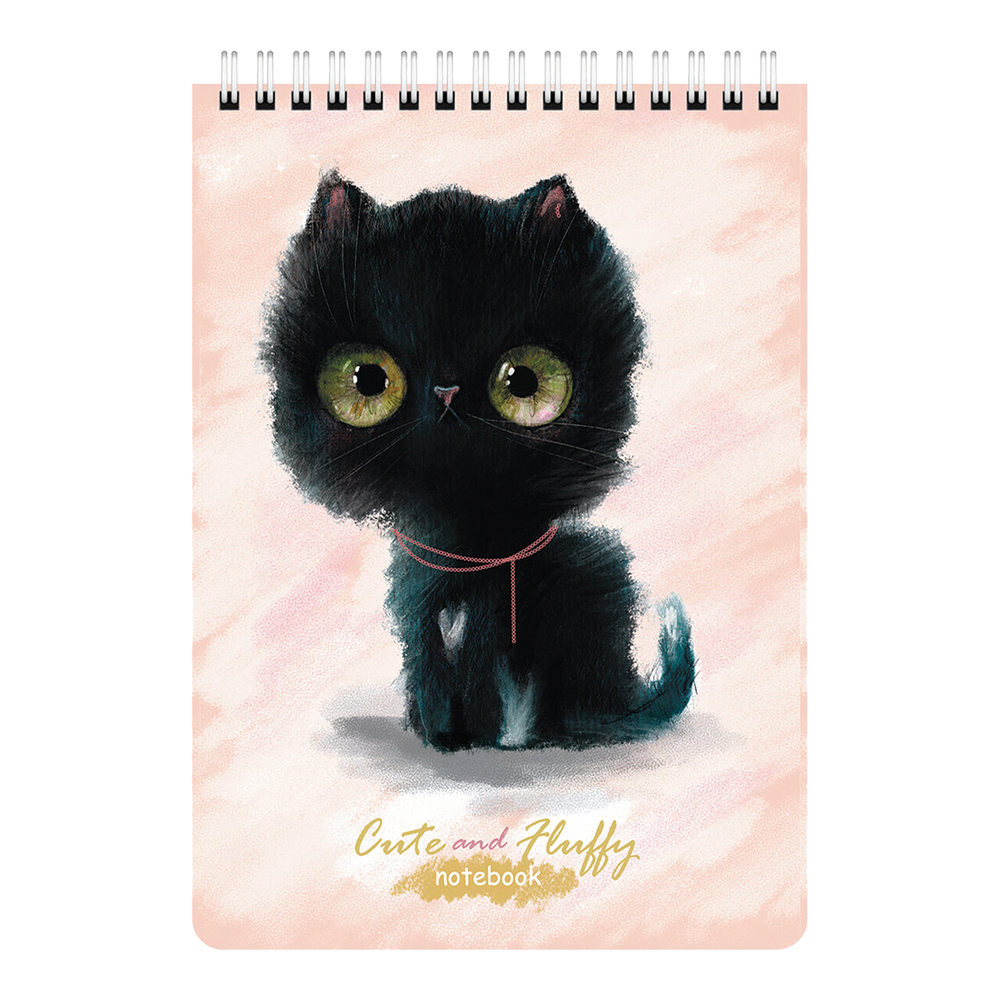 Блокнот Brauberg 114364 Милые зверята, гребень, клетка, А5 146*206 мм, 60 листов