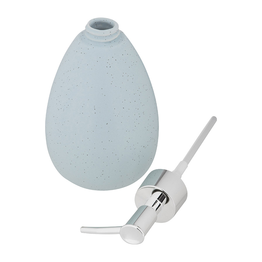 картинка Дозатор для мыла Рыжий кот 106680 Пастель Azzurro, керамика 