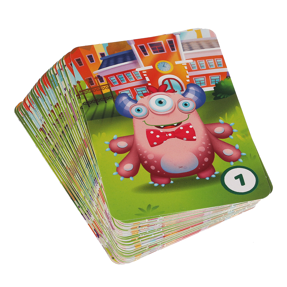 картинка Настольная игра Умные игры 4630115527268 Мемо, Монстрики, тренируем память,50 карточек 