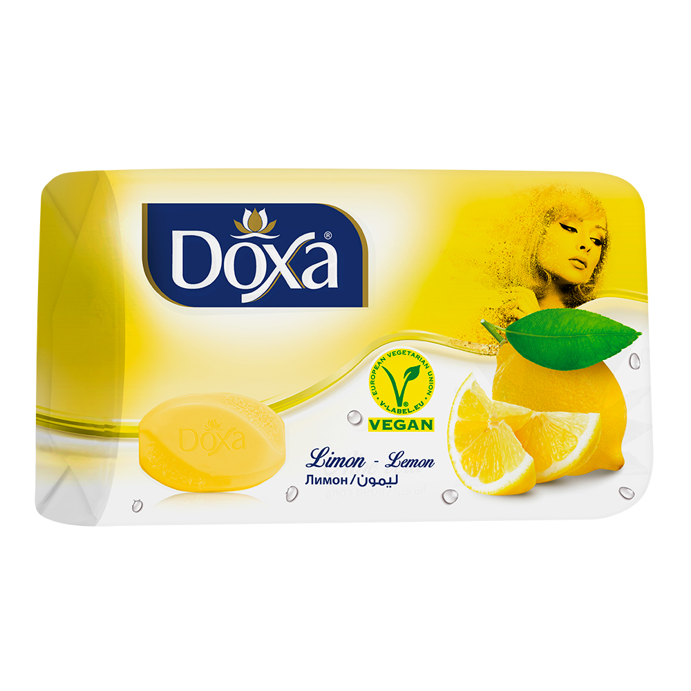 картинка Мыло туалетное DOXA Лимон, 125 г 