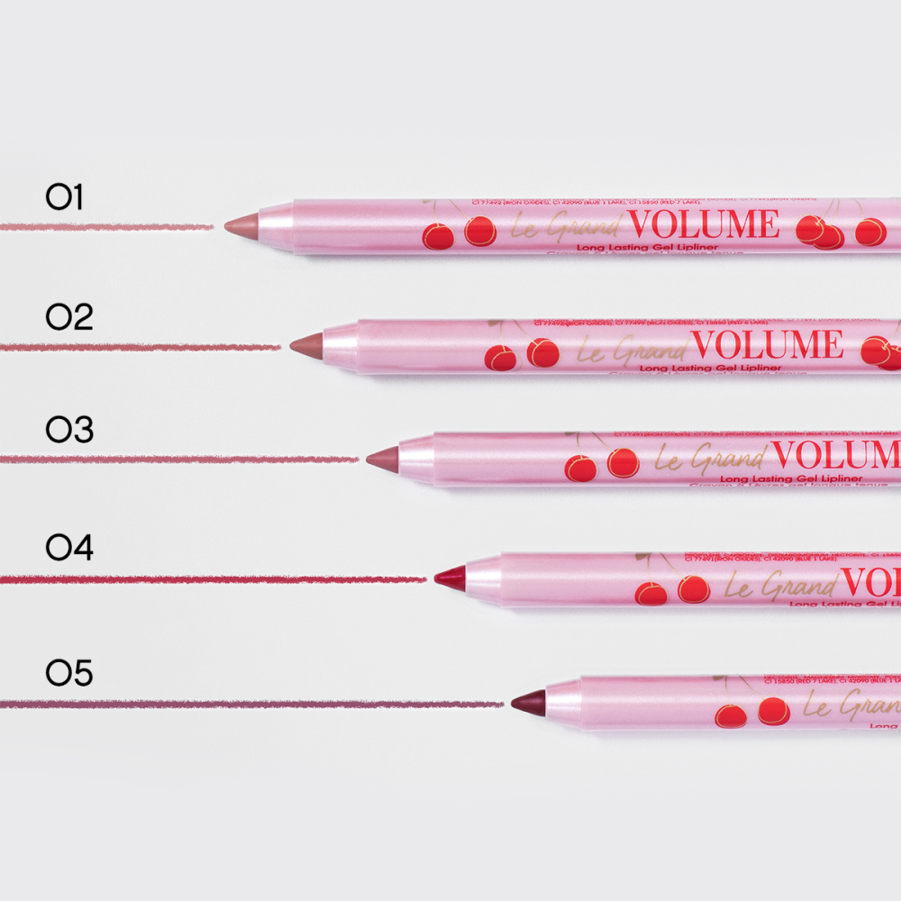 картинка Карандаш для губ Vivienne Sabo Le Grand Volume устойчивый гелевый, теплый нюд, тон 02 