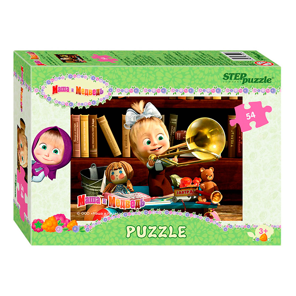 картинка Пазл 780358 Маша и Медведь, 54 элементов 