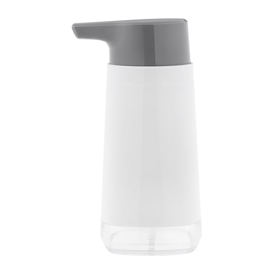 картинка Дозатор для мыла 105849 для жидкого мыла/моющего средства, Classic, 8*7*16 см, пластмасса, нержавеющая сталь, 300 мл 