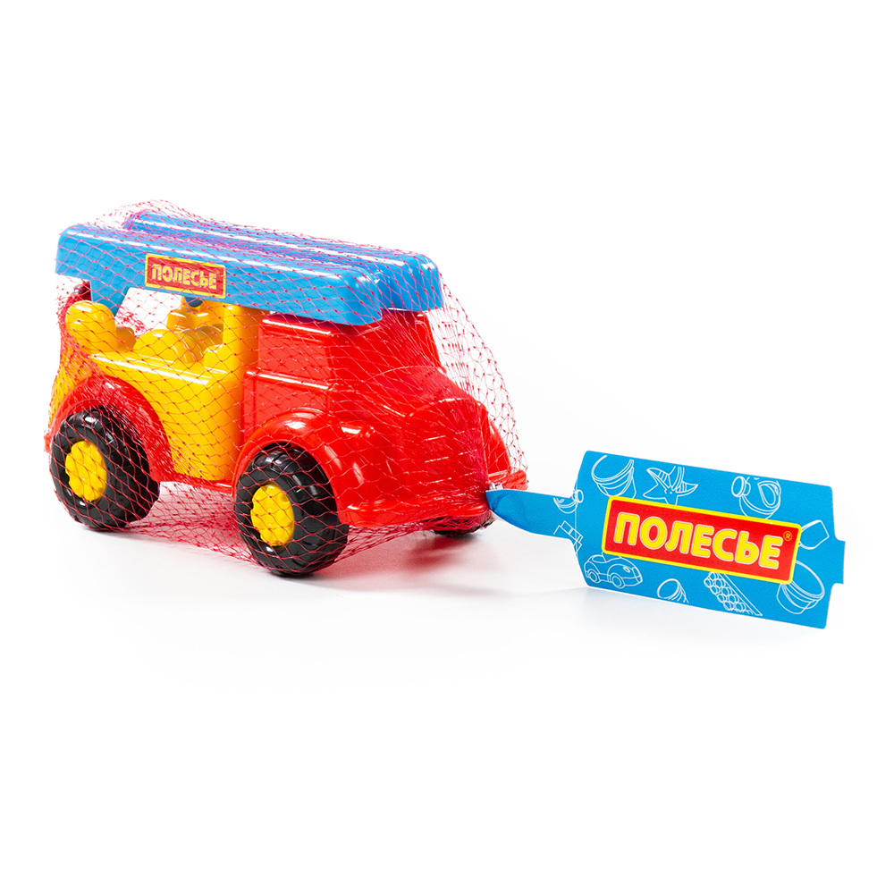 картинка Машина 4724 Полесье пожарная, Антошка 3+, 16,5x8,5x8,5 см, пластмасса 