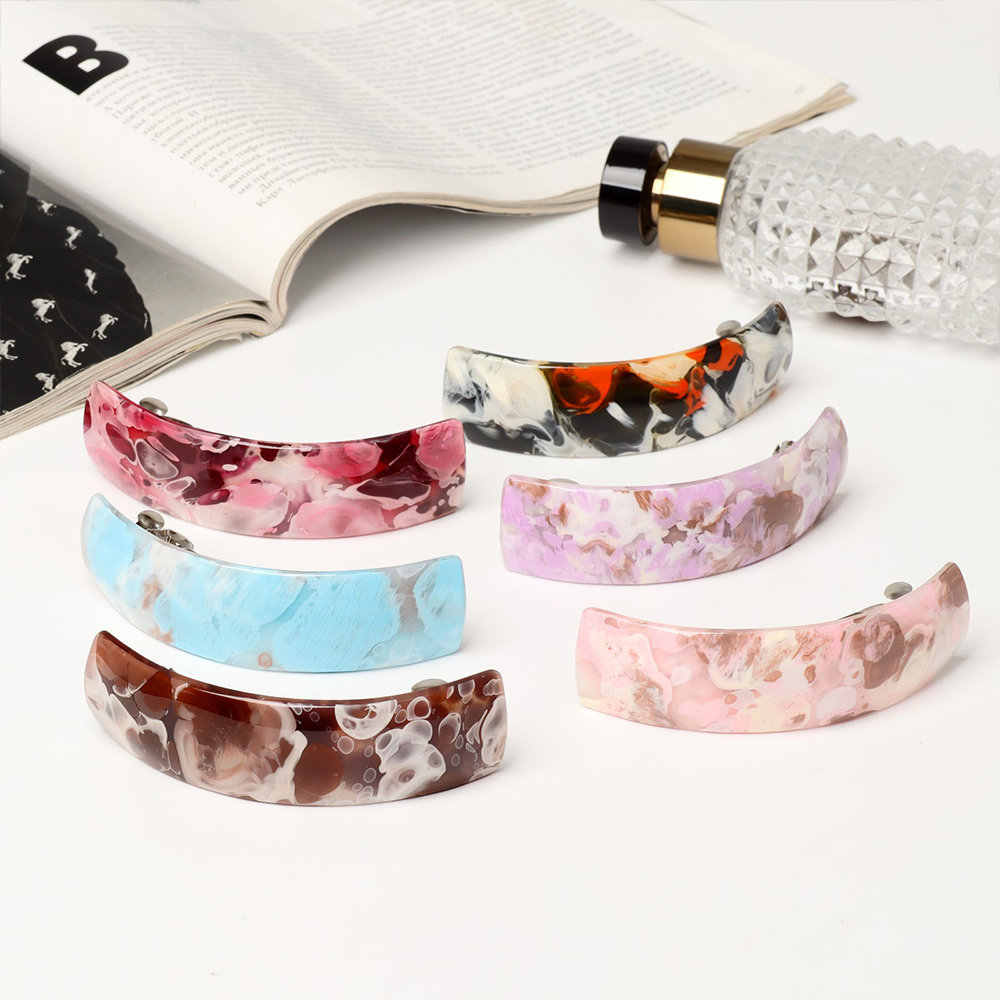 картинка Заколка-автомат для волос Queen fair 6894105 Мириам, 9 см, микс 