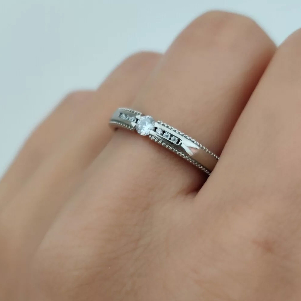 Бижутерия Кольцо, вставка: стразы, размер 16, ювелирный сплав