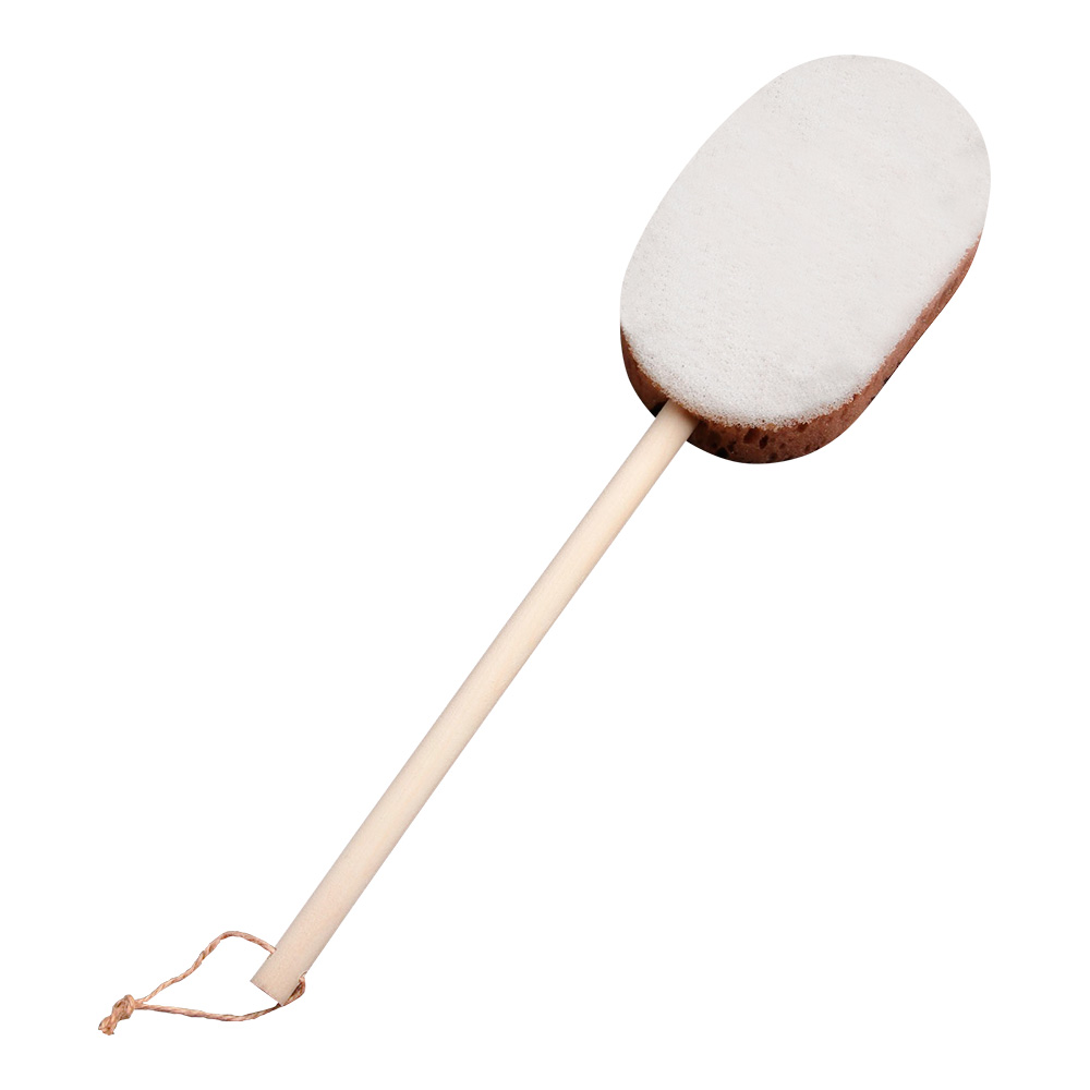 картинка Губка для тела PRIDE гб037 на ручке с массажным слоем 