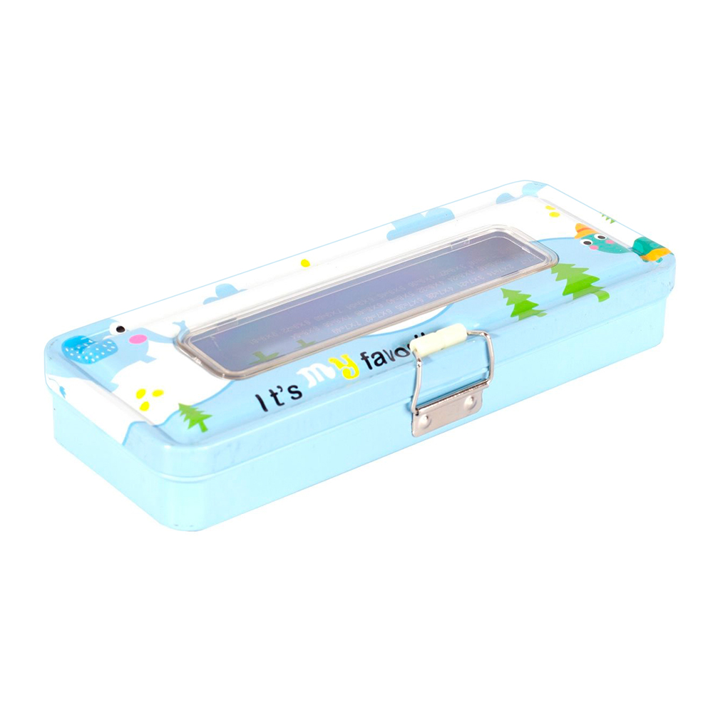 Пенал Alingar AL8632 таблица умножения, окошко на крышке, 80*200 мм, в ассортименте