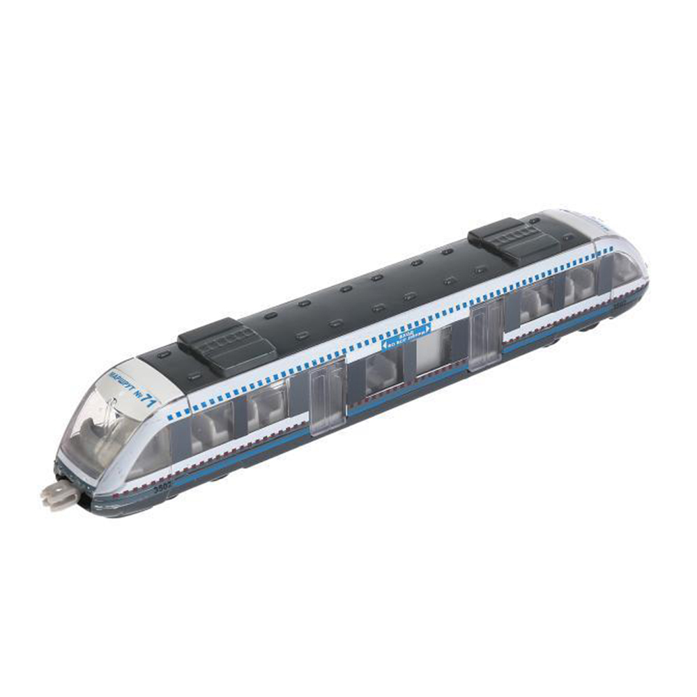 картинка Машина 1079WB-R (144) Технопарк Трамвай, в коробке, 16,5 см, металл 
