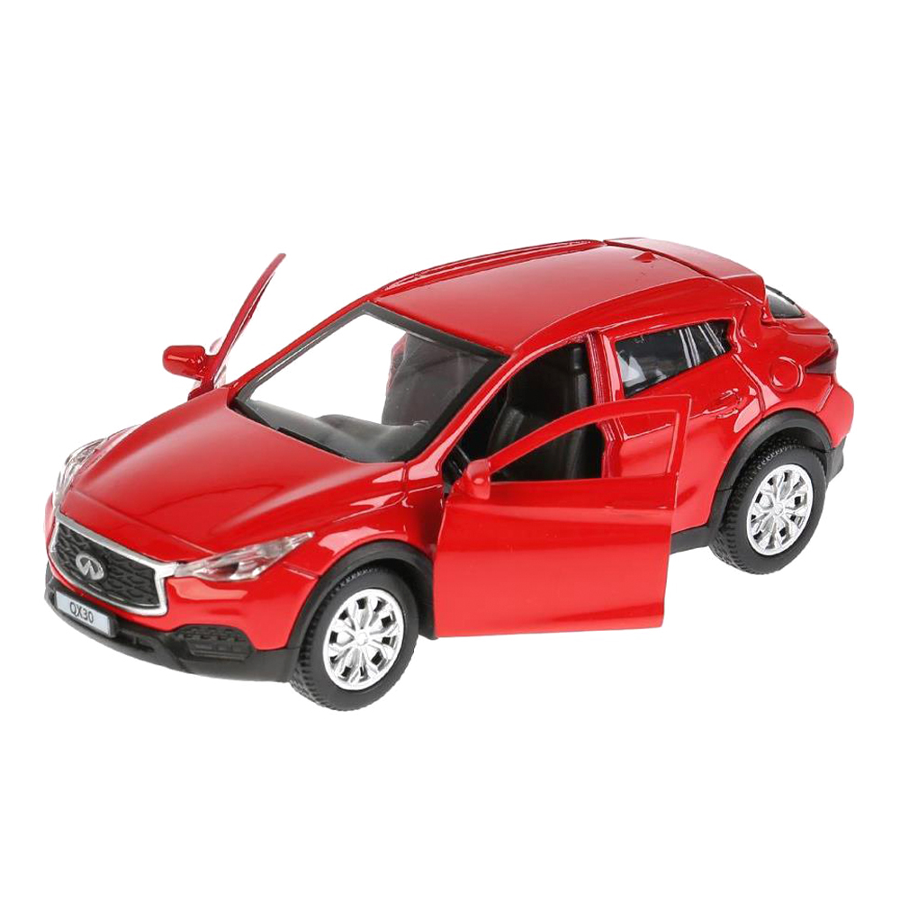 картинка Машина QX30-RD Технопарк инерционная, Infiniti QX30, 12 см, металл 