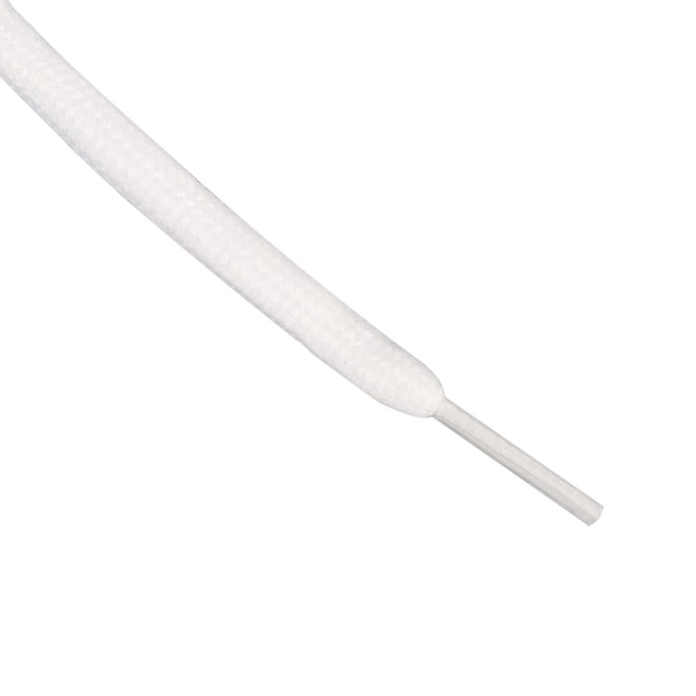 картинка Шнурки для обуви 5798280 с круг сечением, 5 мм см, белые, 110 см 