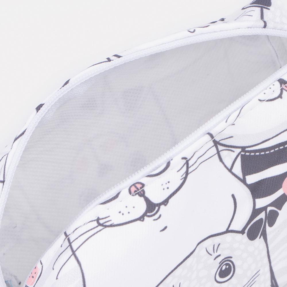 картинка Косметичка 7354108 на молнии 16х5х10 см, искусственная кожа, белый 