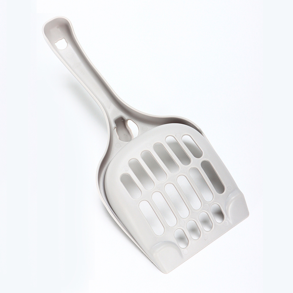 картинка Совок 10878378 для кошачьего туалета Soft-touch 22,5*10*5см серый 