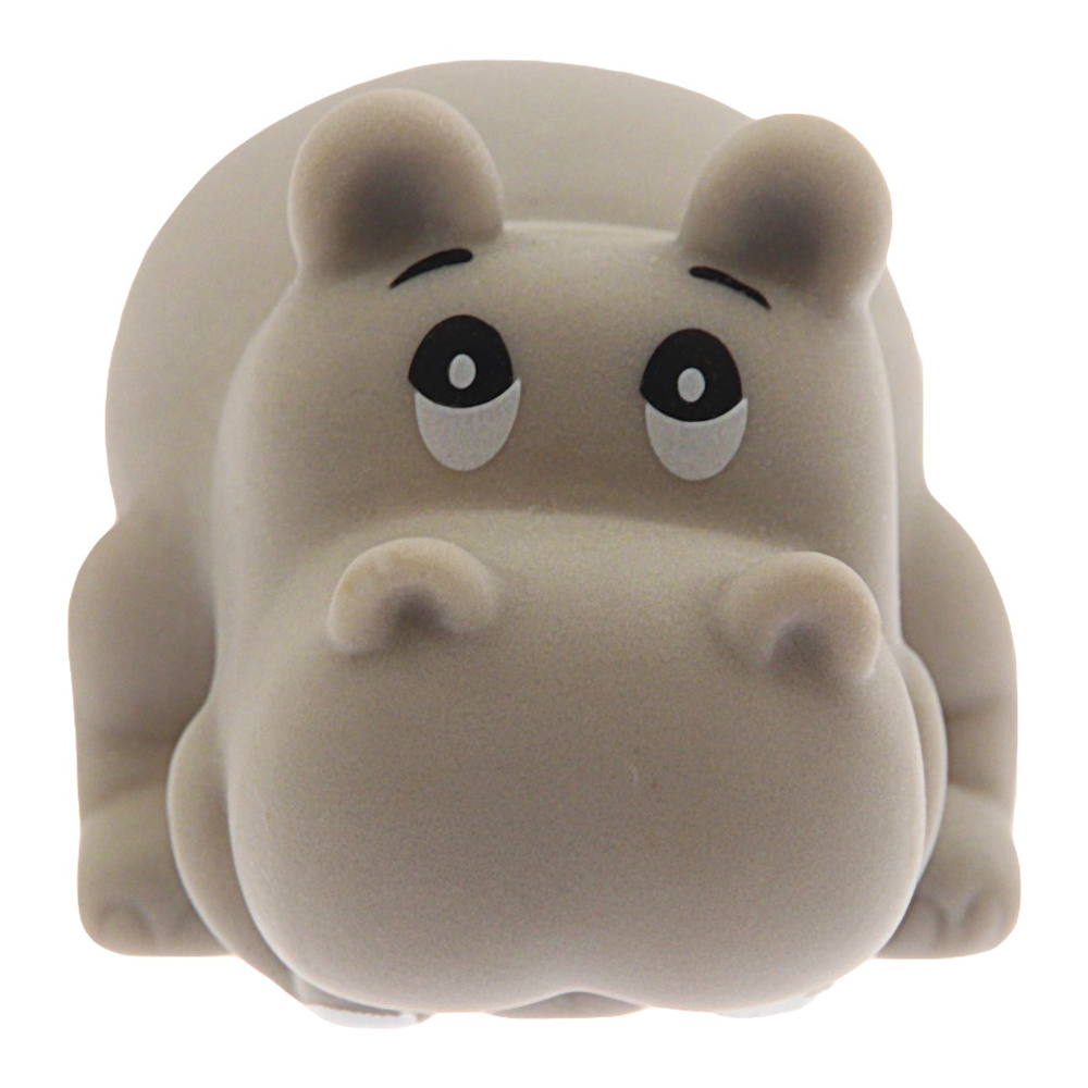 картинка Игрушка 2993045 Крошка Я Резиновая для игры в ванной, Бегемот, 7,5 см х 5 см х 4,5 см 